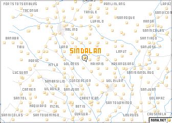 Sindalan Map .